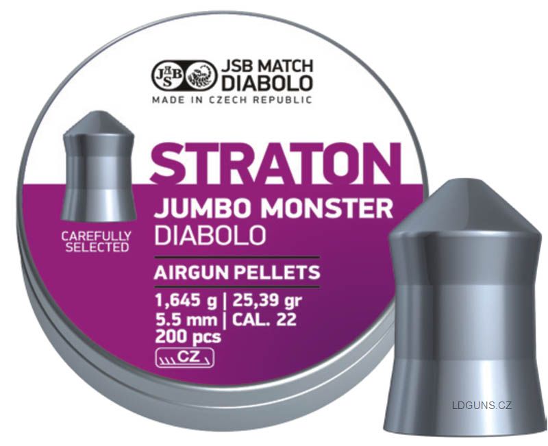 JSB Straton Jumbo Monster 200ks cal. 5,5mm